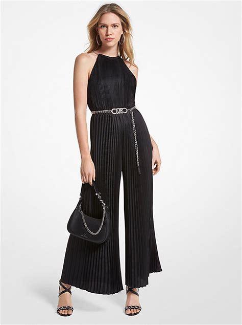 michael kors jumpsuit 2019|Michael Kors embellished halter jumpsuit.